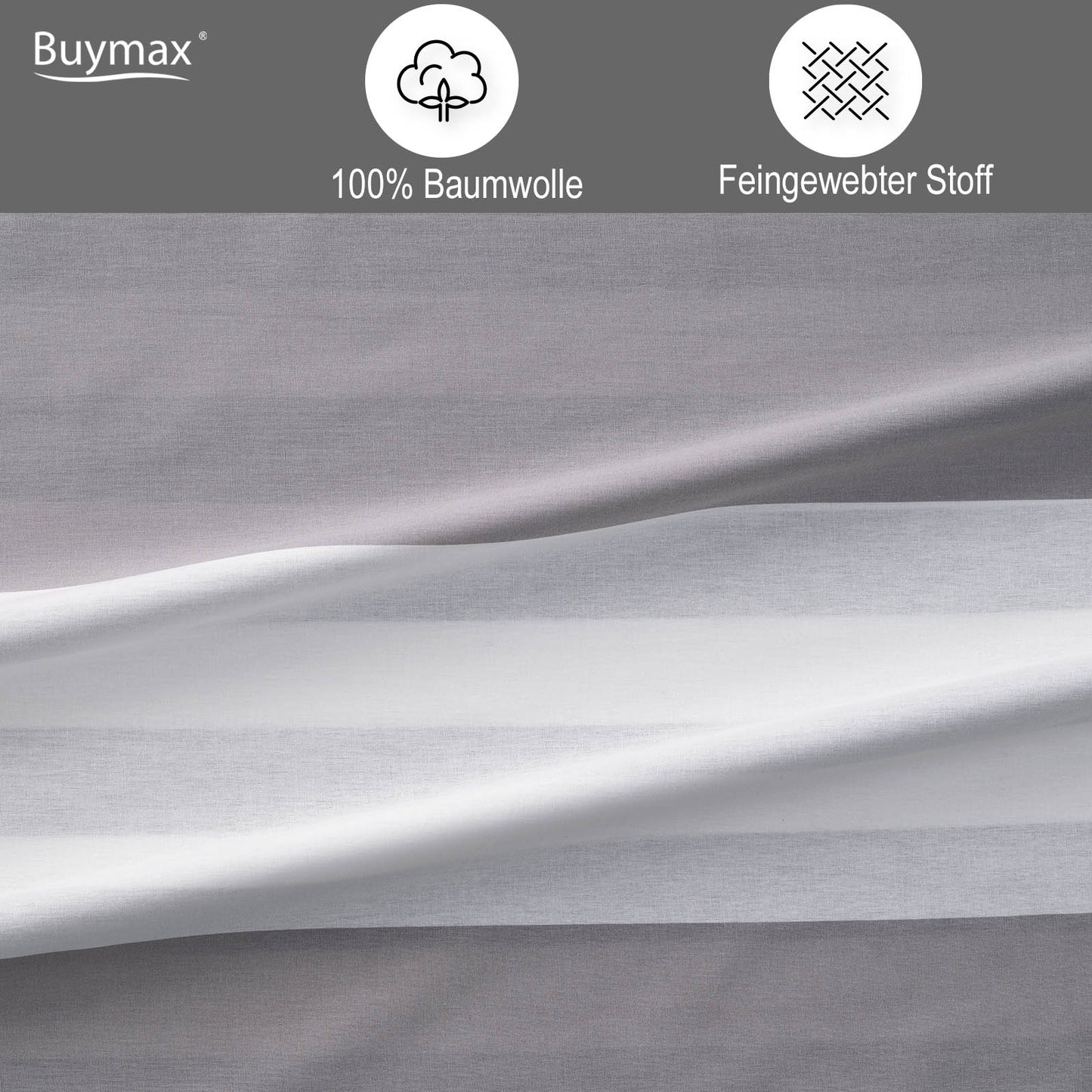 Renforcé Bettwäsche "Aspara", 100% Baumwolle