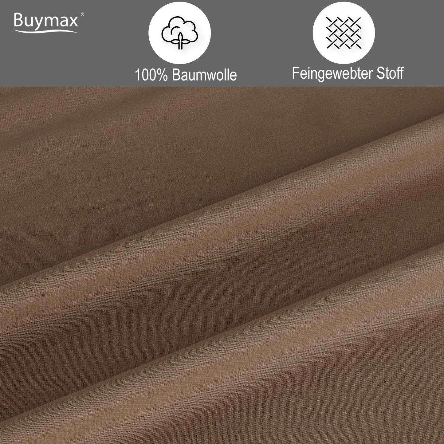 Uni Renforce Bettwäsche von Buymax aus Baumwolle