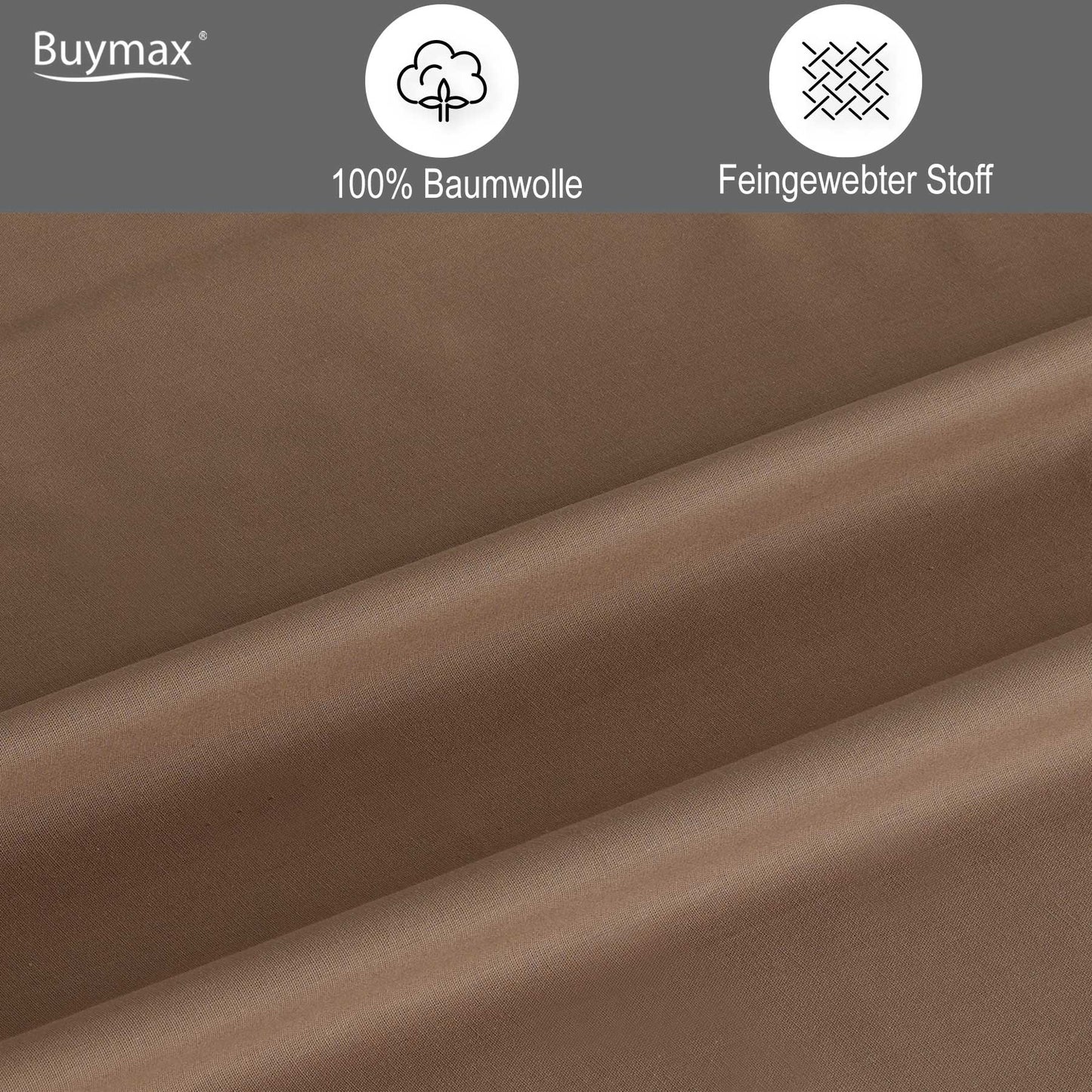 Uni Renforce Bettwäsche von Buymax aus Baumwolle