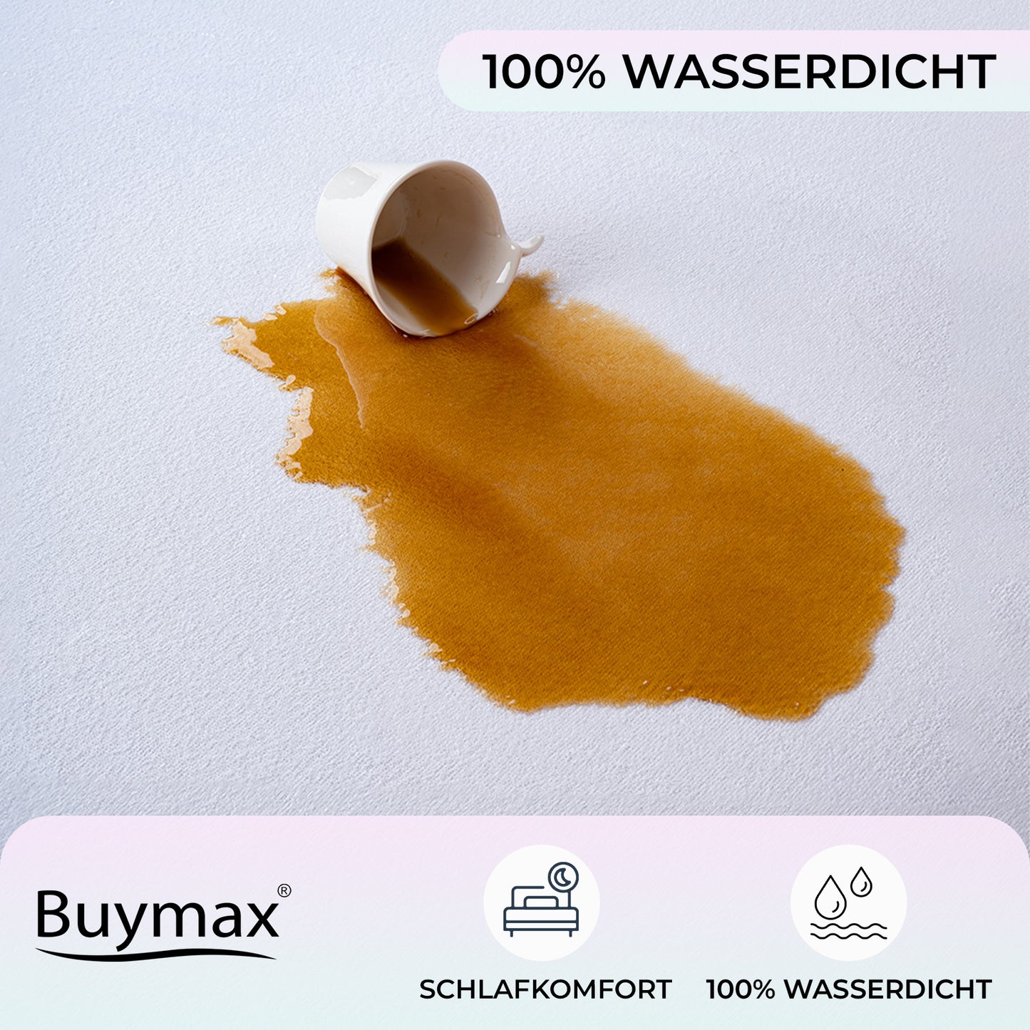 Buymax® Matratzenschoner, 100% wasserdicht