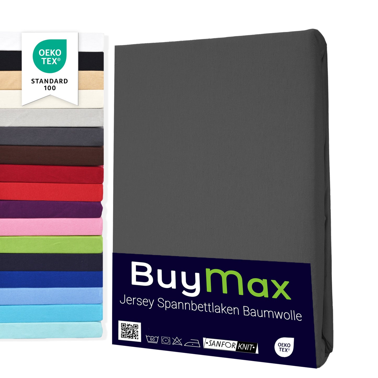 Drap housse jersey 90x200 cm