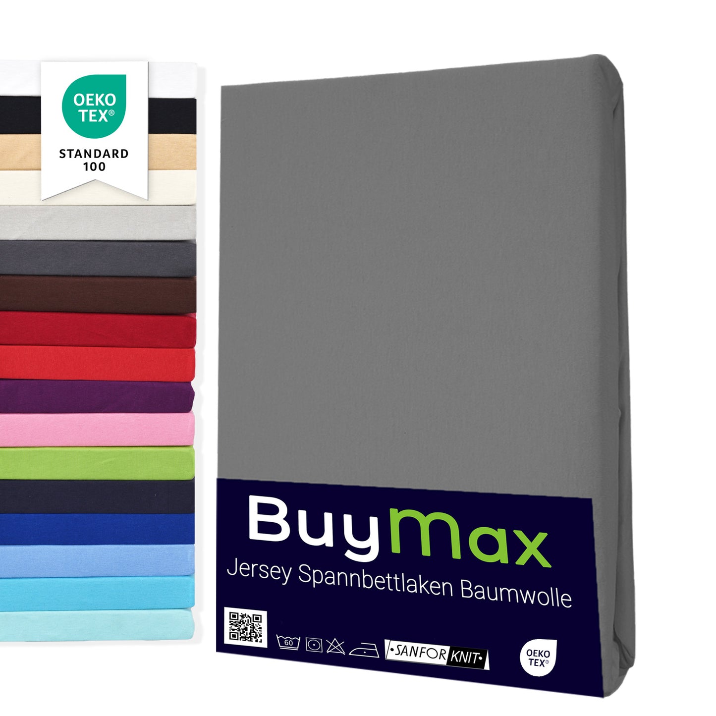 Drap housse jersey 90x200 cm