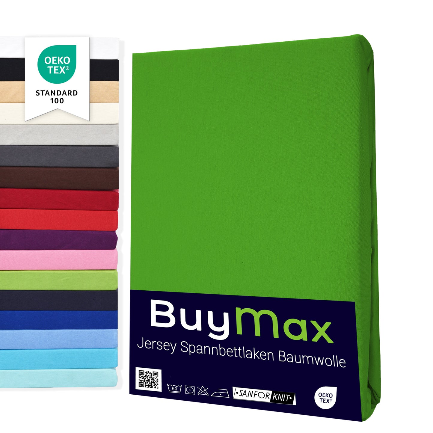 Jersey Spannbettlaken 120x200 cm - Buymax