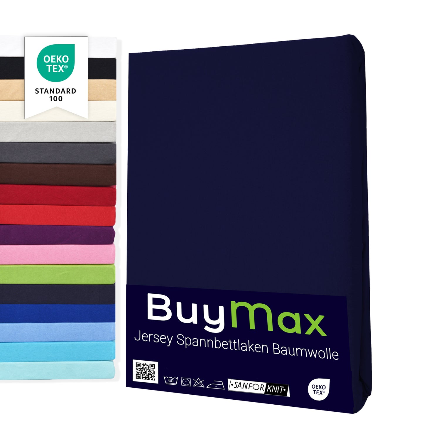 Jersey Spannbettlaken 100x200 cm- Buymax