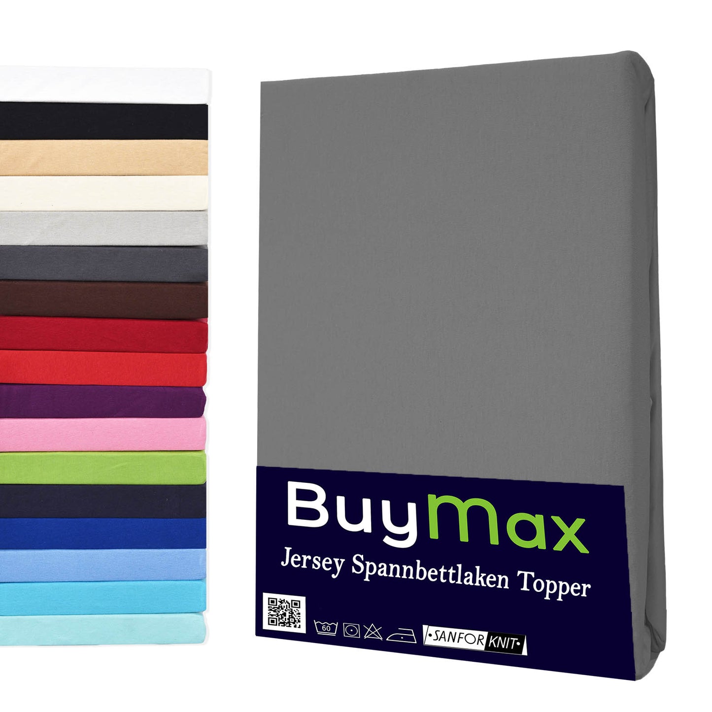 Topper Spannbettlaken 140x200 cm - Buymax