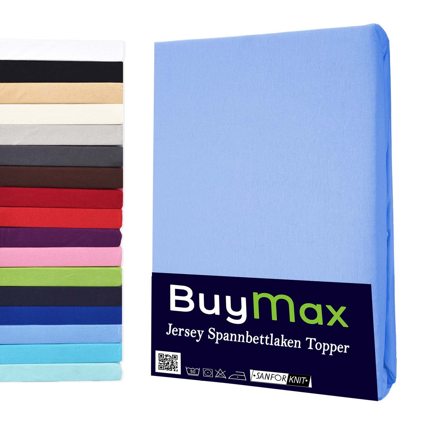 Topper Spannbettlaken 120x200 cm - Buymax