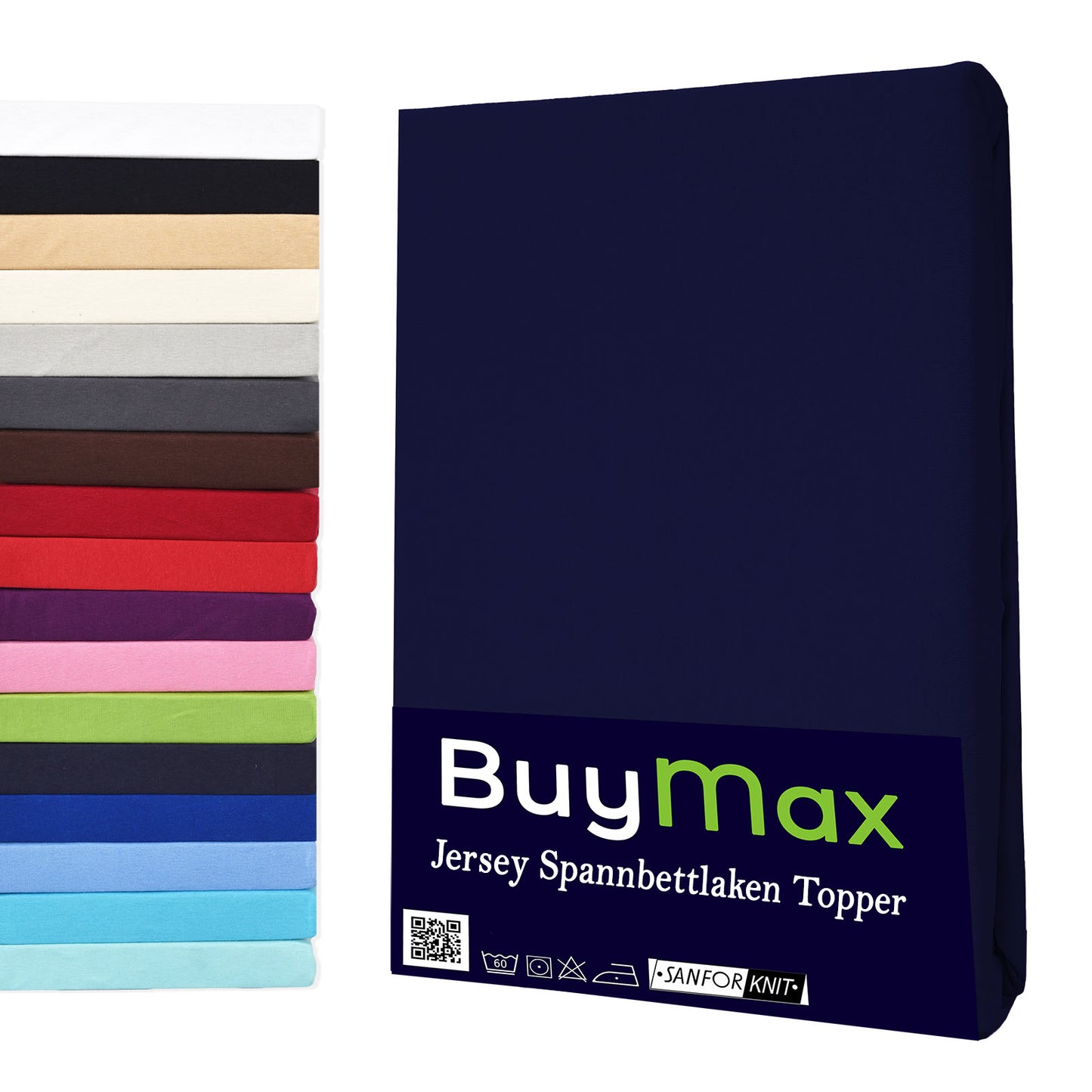 Topper Spannbettlaken 180x200 cm - Buymax