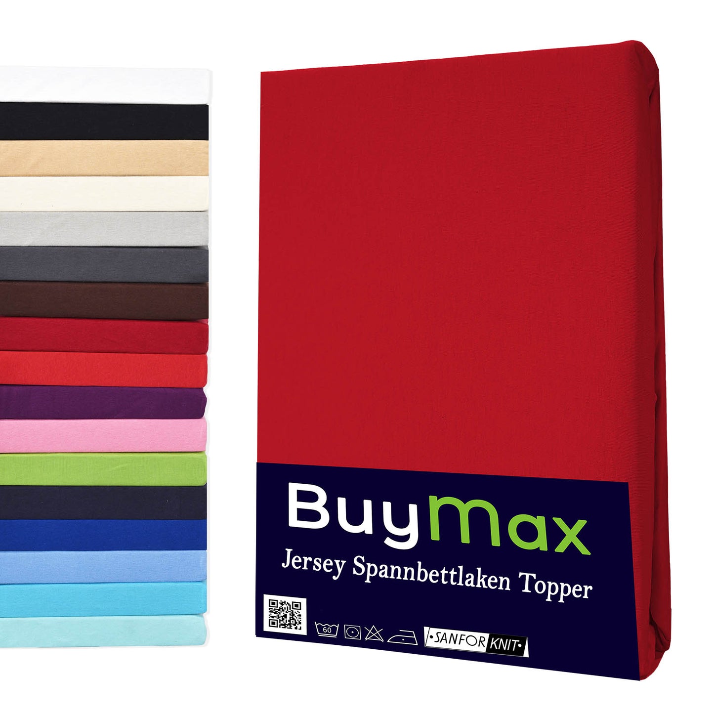 Topper Spannbettlaken 160x200 cm - Buymax