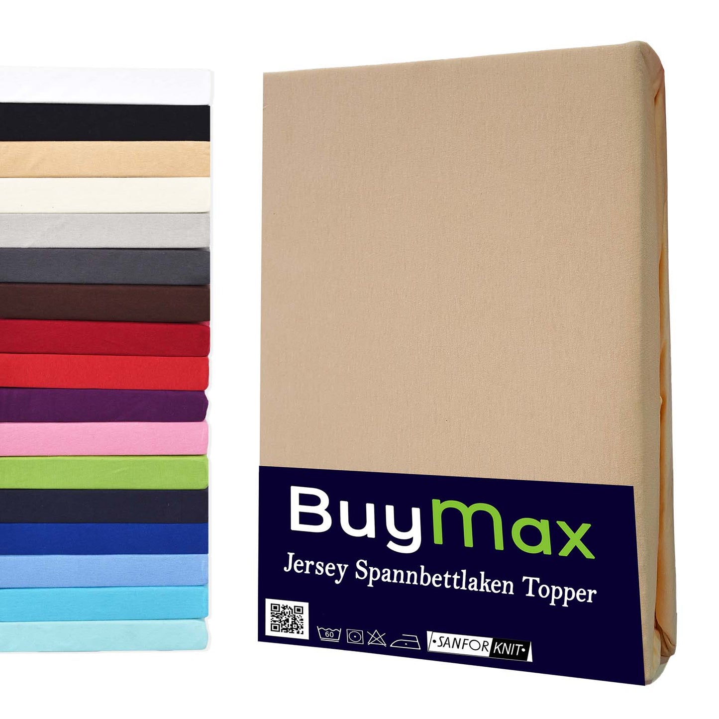 Topper Spannbettlaken 140x200 cm - Buymax