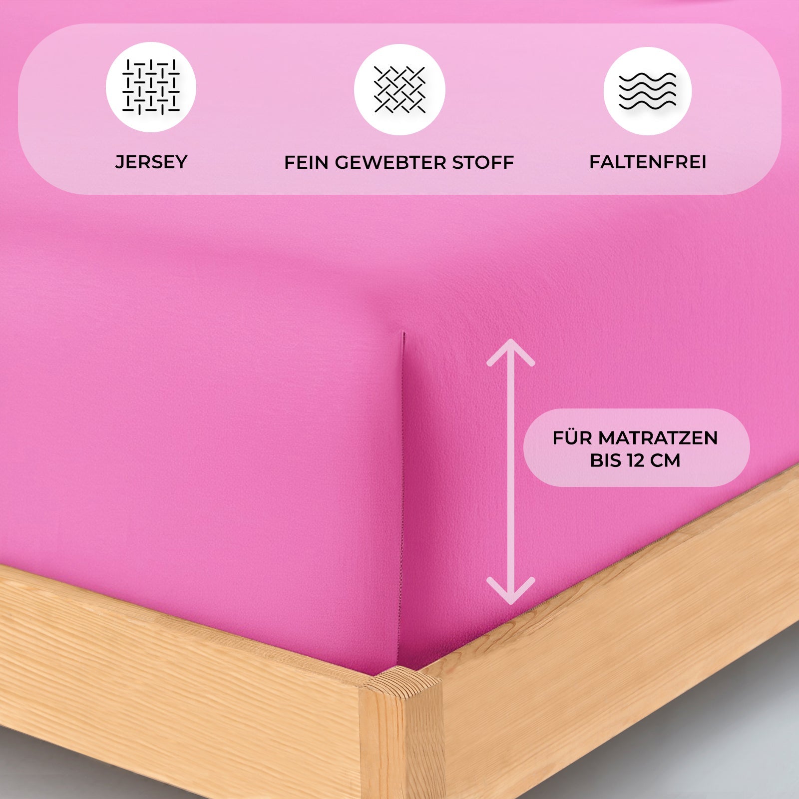 Topper Spannbettlaken 120x200 cm - Buymax