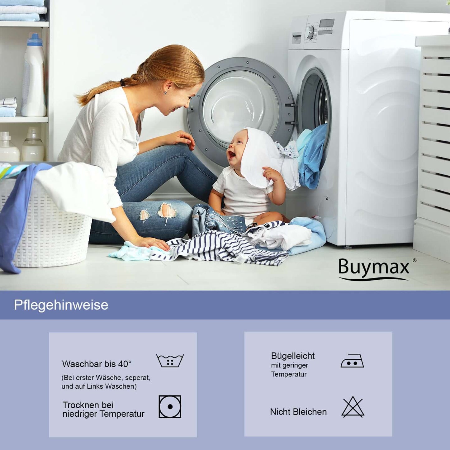 Biber Bettwäsche 100% Baumwolle "aliento" - Buymax