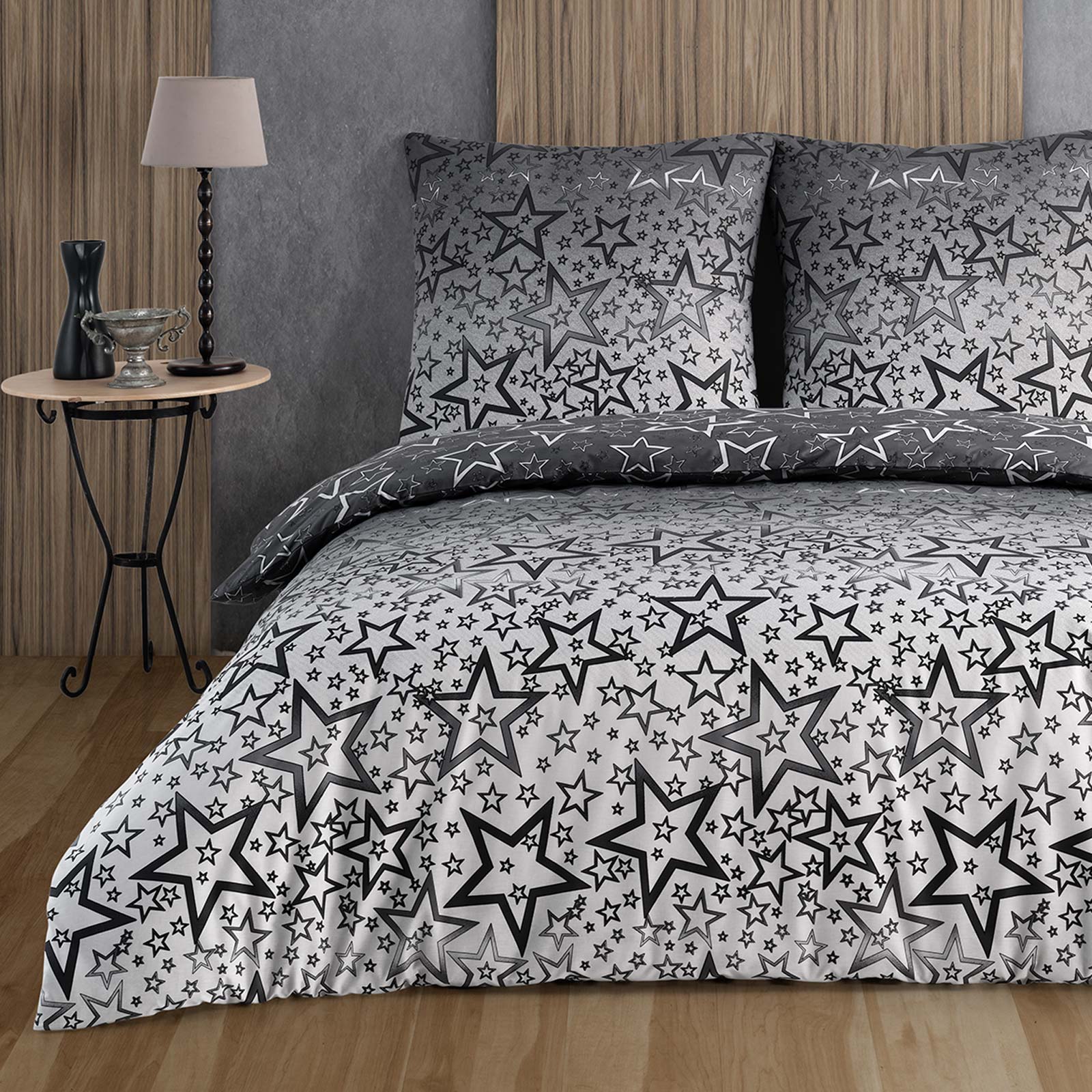 2 teilig Bettwäsche 155x220 Baumwolle Renforce mit Reissverschluss – Buymax