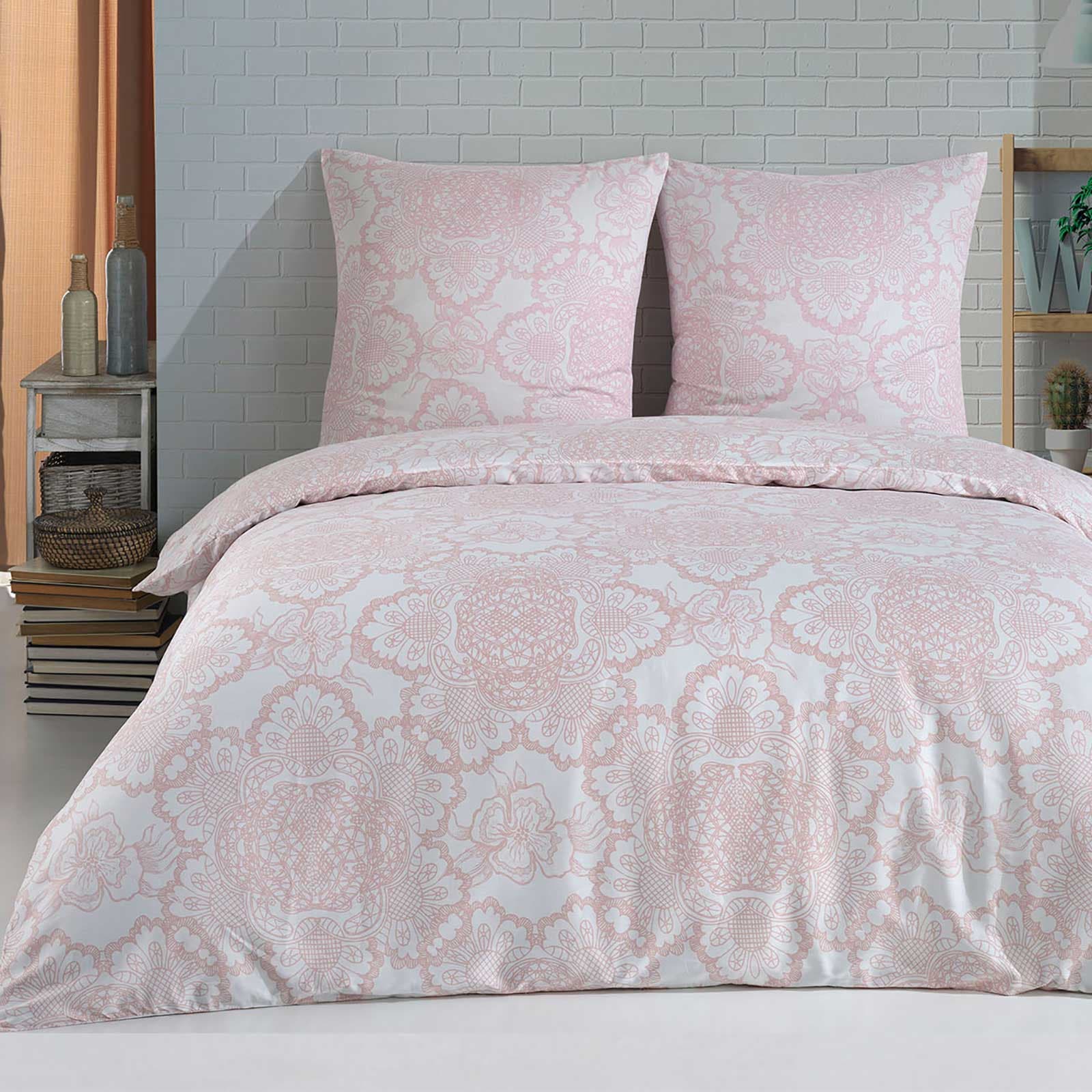 Buymax Renforcé Bettwäsche 100% Baumwolle – Lisle Design & 80x80 cm