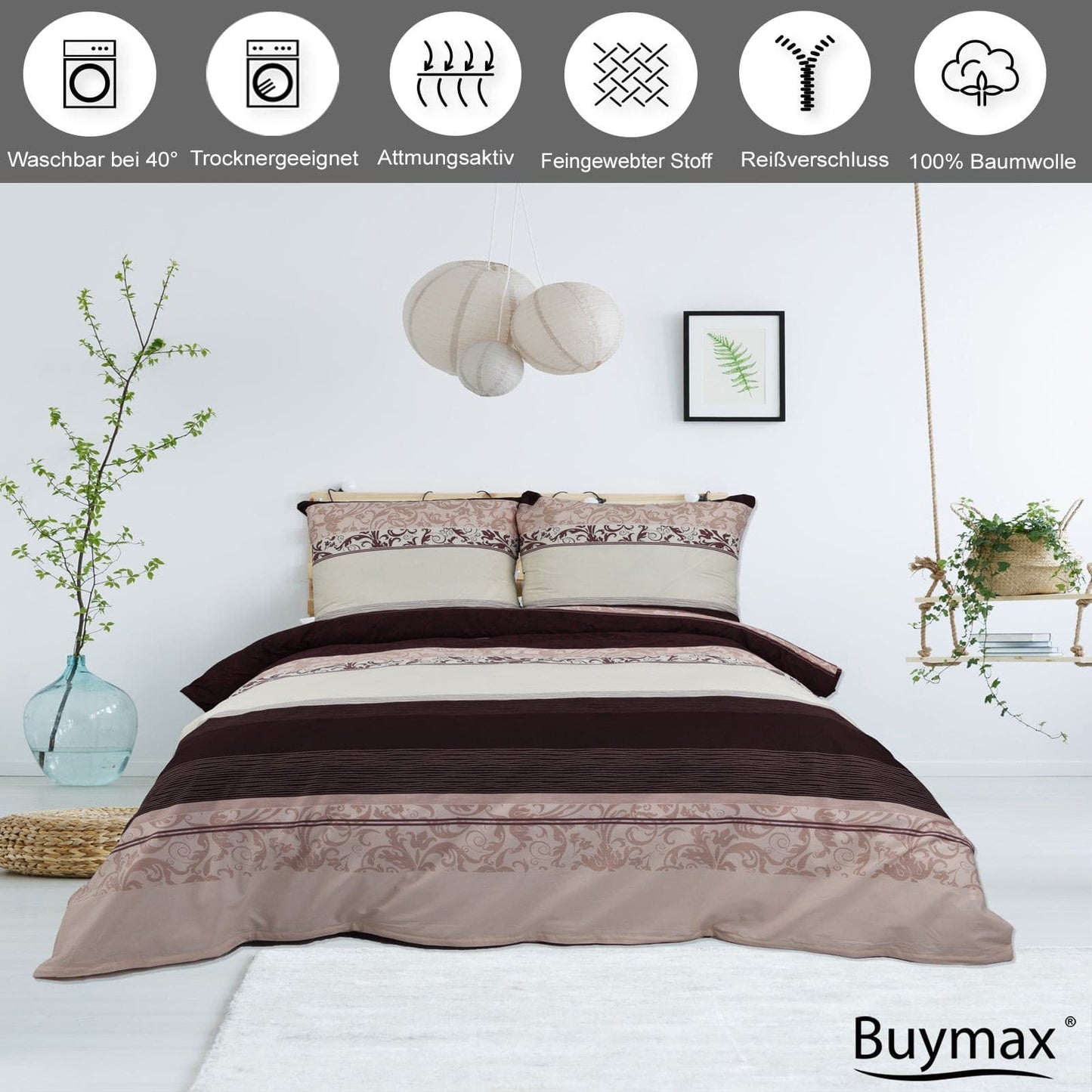 Renforcé Bettwäsche aus Baumwolle - Buymax