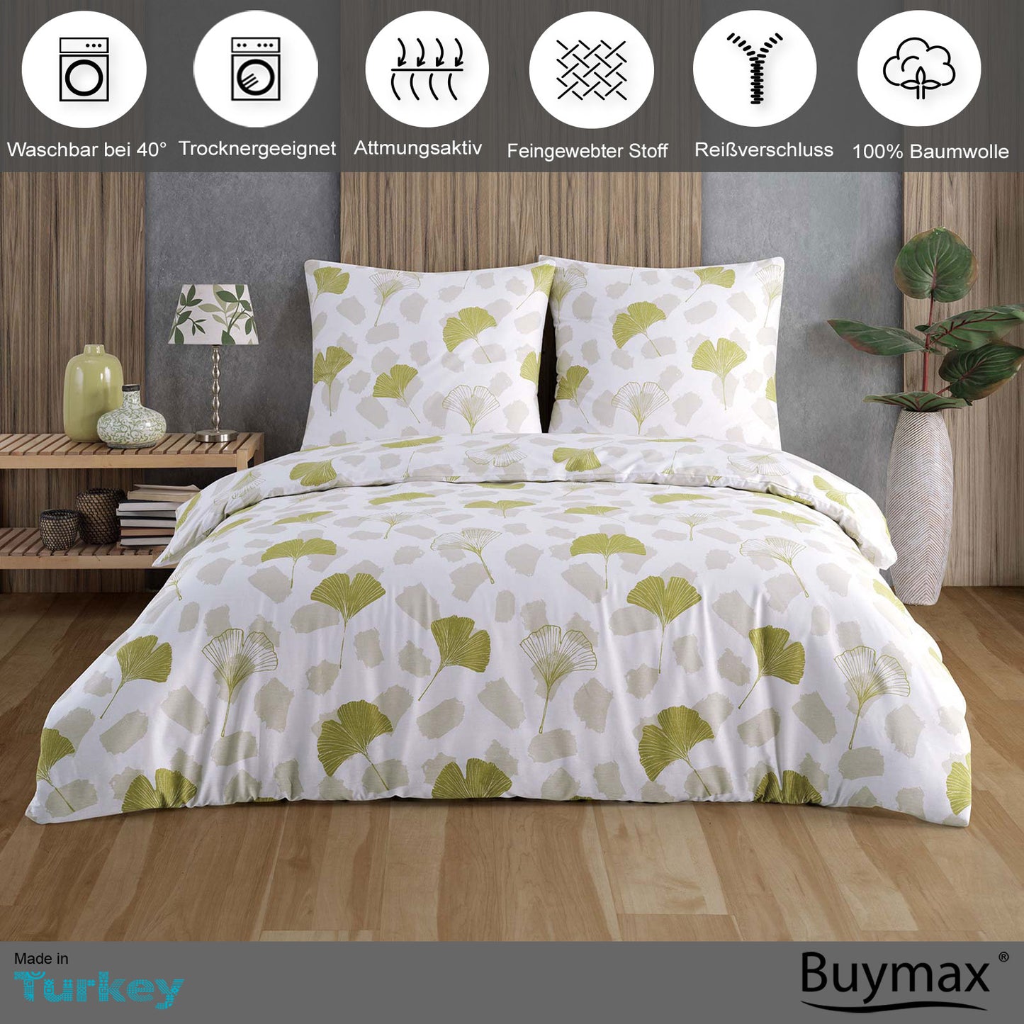 Renforcé Bettwäsche "amara" aus Baumwolle - Buymax