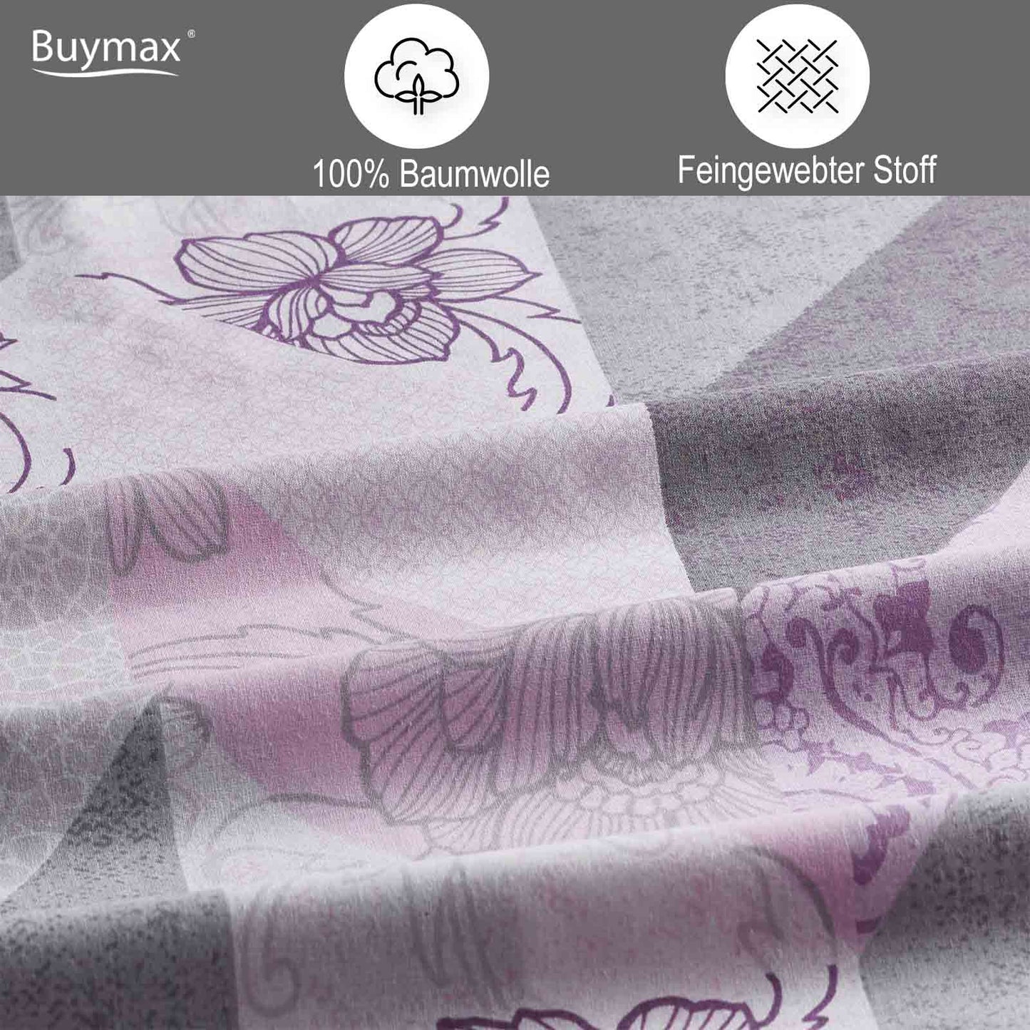 Renforcé Bettwäsche aus Baumwolle - Buymax