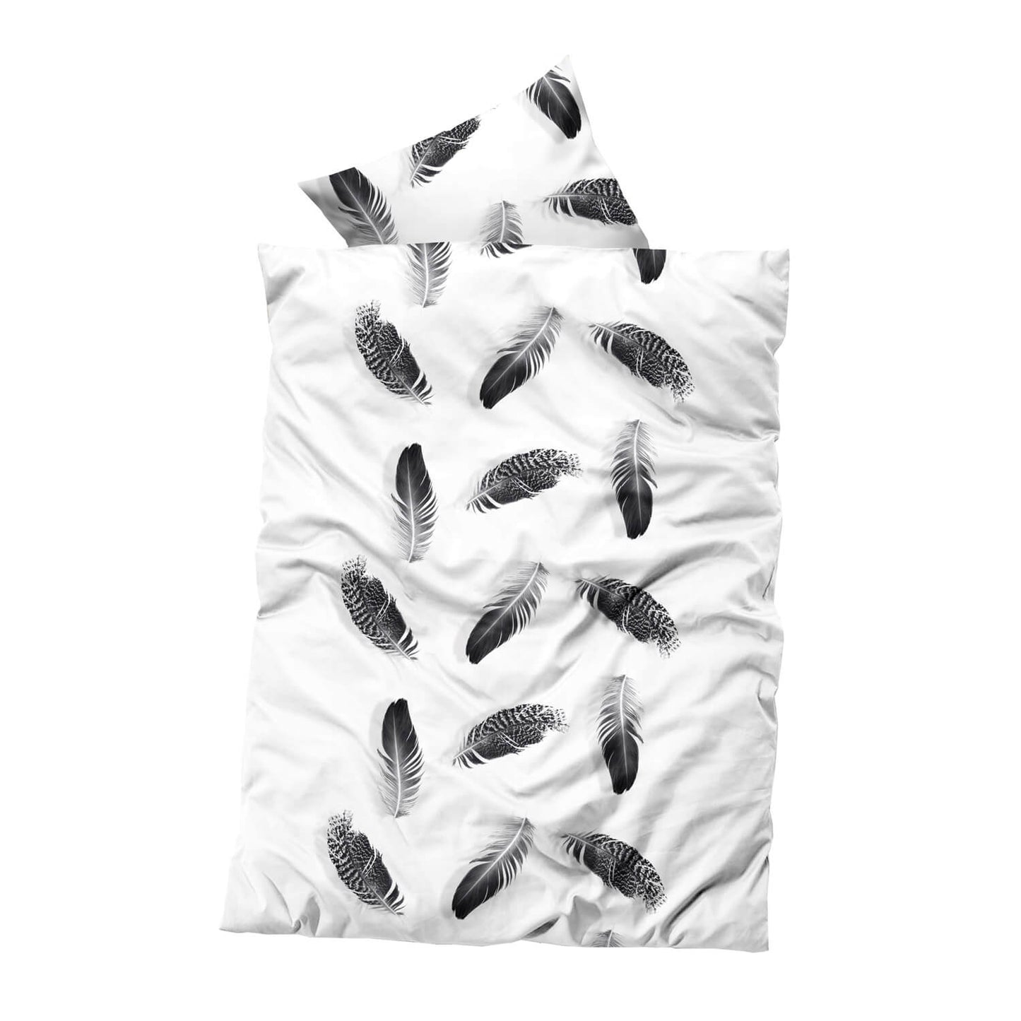 Thermo Fleece Bettwäsche "feder black" - Buymax