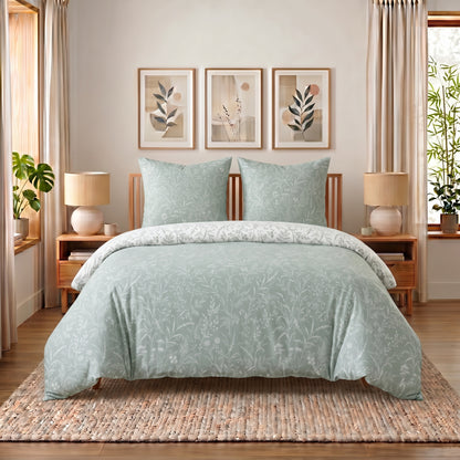 Bettwäsche Blossom, Reißverschluss, 80x80 cm Kissenbezug, Polycotton – Bild 1