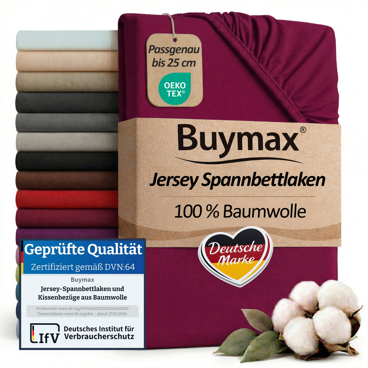 Drap housse jersey 80x200 cm