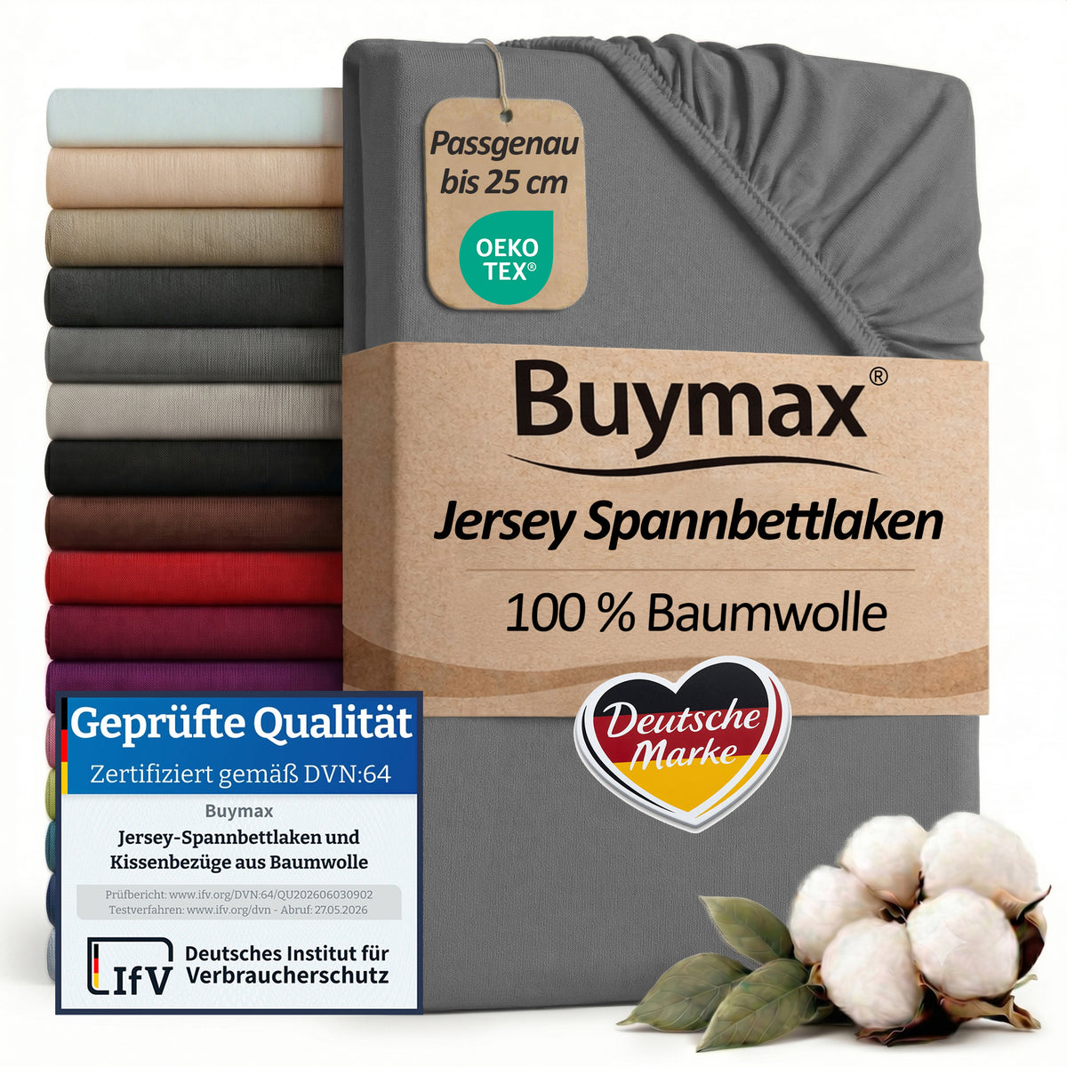 Drap housse jersey 80x200 cm