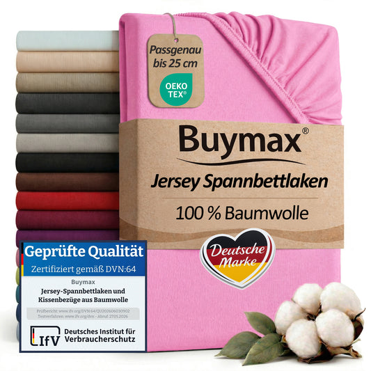 Jersey Spannbettlaken 180x200 cm – Bild 9