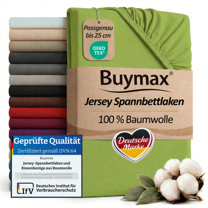 Jersey Spannbettlaken 180x200 cm