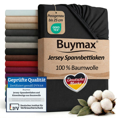 Drap housse jersey 80x200 cm