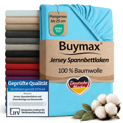 Drap housse jersey 80x200 cm