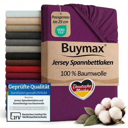 Jersey Spannbettlaken 180x200 cm