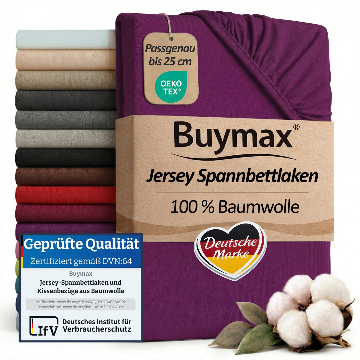 Jersey Spannbettlaken 160x200 cm