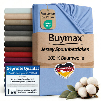 Drap housse jersey 80x200 cm