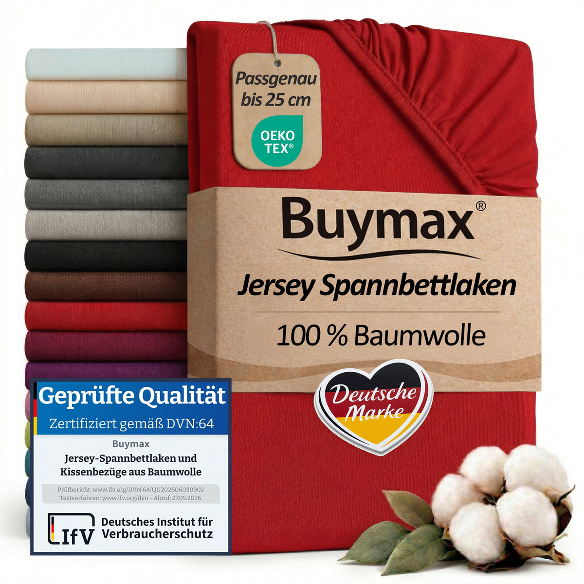 Drap housse jersey 80x200 cm