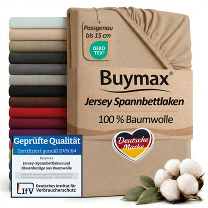 Jersey Spannbettlaken 80x160 cm