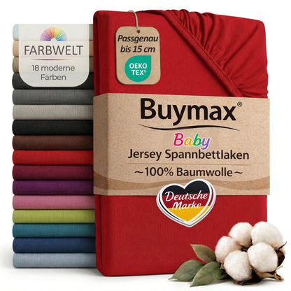 Jersey fitted sheet, for babies and children