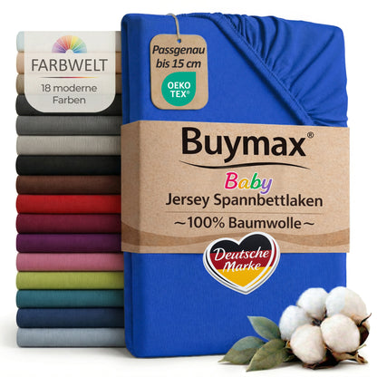 Jersey fitted sheet, for babies and children