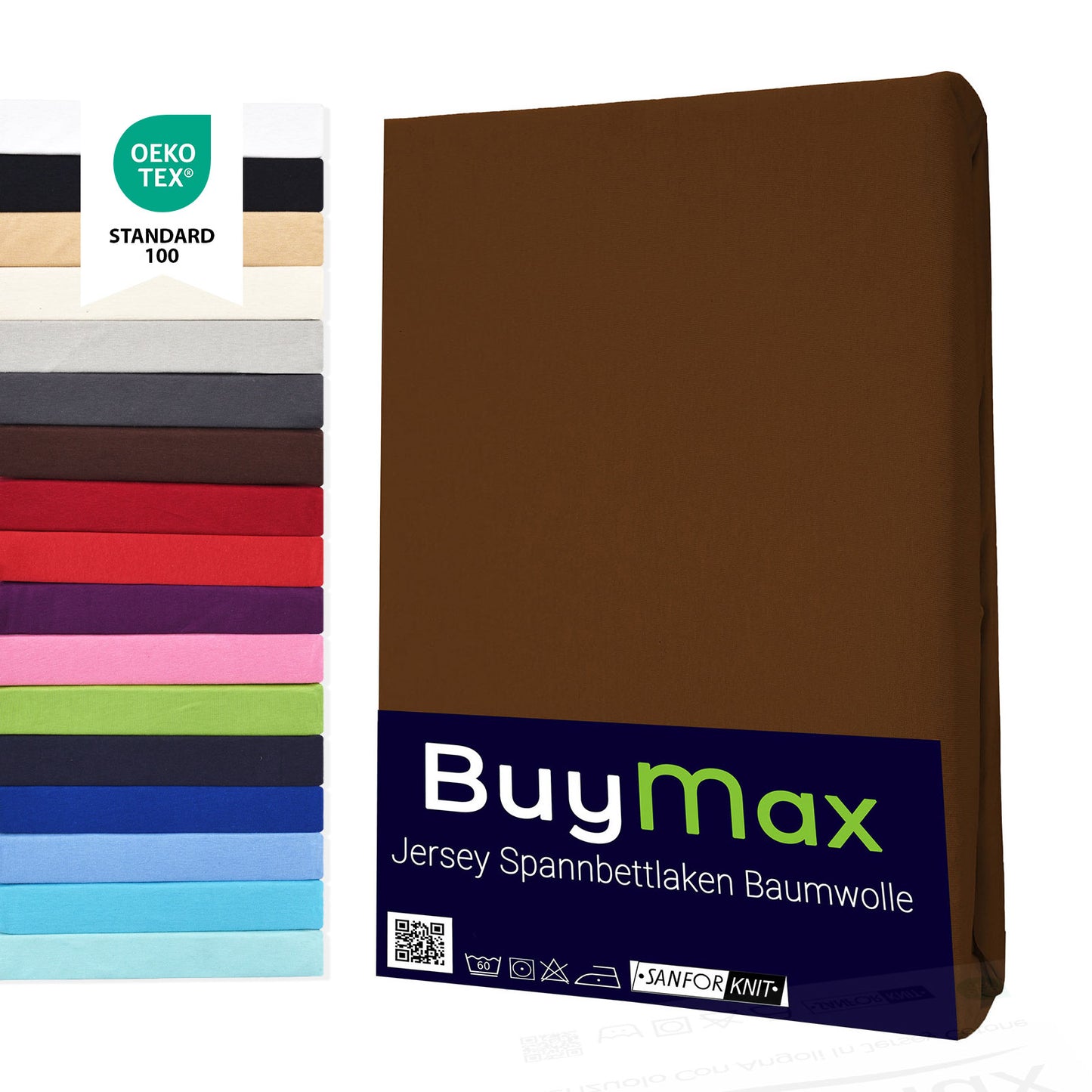Topper Spannbettlaken 120x200 cm - Buymax
