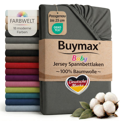 Jersey Spannbettlaken 70x140 cm