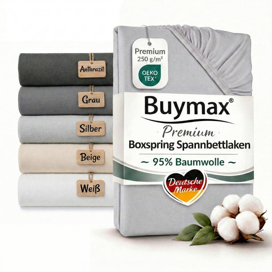 Premium Boxspringbett Spannbettlaken 180x200–200x220 cm