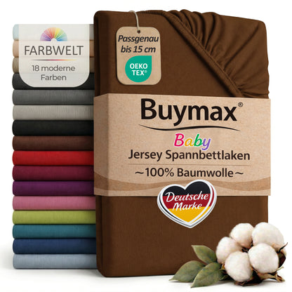 Jersey fitted sheet, for babies and children