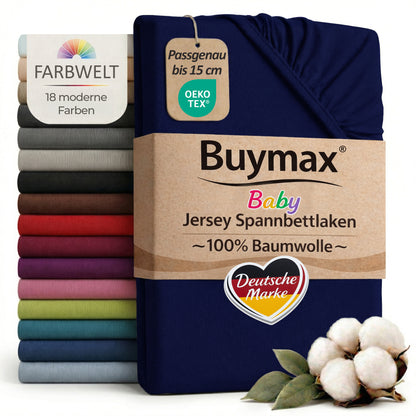 Jersey fitted sheet, for babies and children