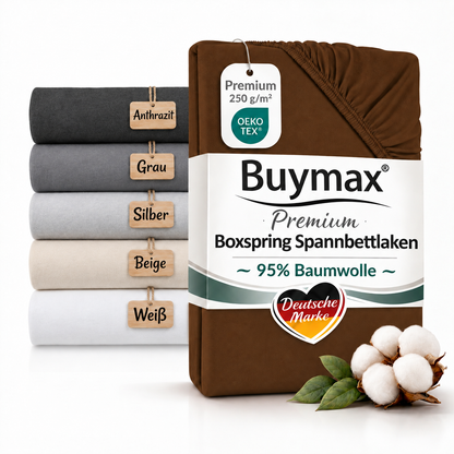 Premium Boxspringbett Spannbettlaken 180x200–200x220 cm
