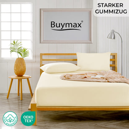 Topper Spannbettlaken 120x200 cm - Buymax