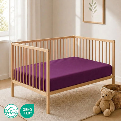 Jersey fitted sheet, for babies and children