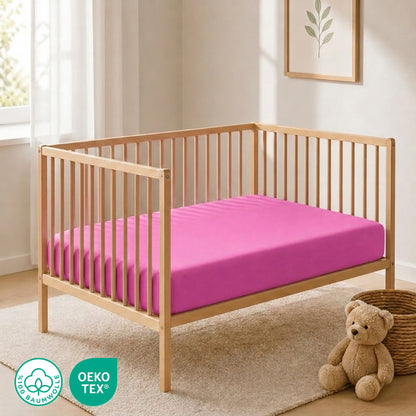 Jersey fitted sheet, for babies and children