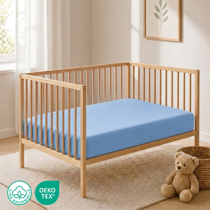 Jersey fitted sheet, for babies and children