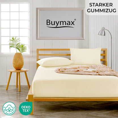 Premium Boxspringbett Spannbettlaken 180x200–200x220 cm