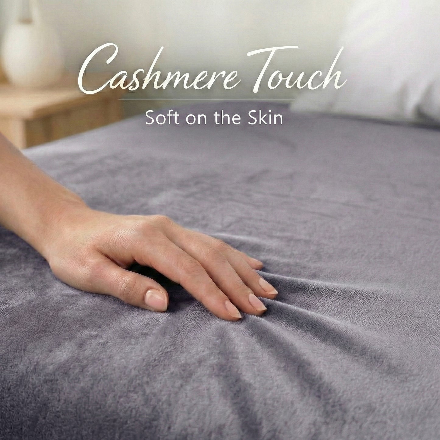 Premium Baumwoll Velours Spannbettlaken 180x200 cm – 200x200 cm