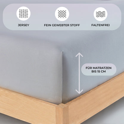Jersey fitted sheet, for babies and children