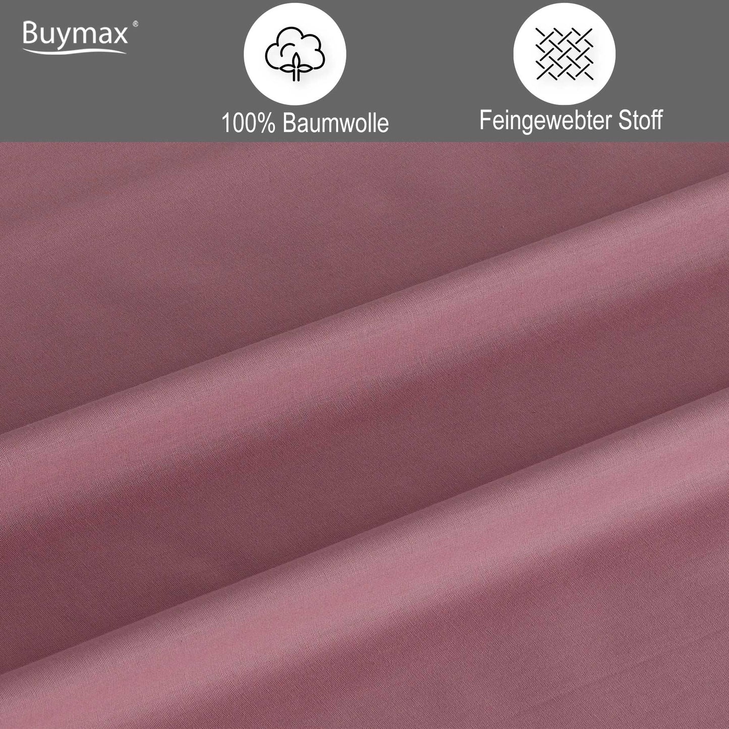 Uni Renforce Bettwäsche von Buymax aus Baumwolle