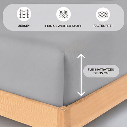 Premium Boxspringbett Spannbettlaken 140x200–160x220 cm